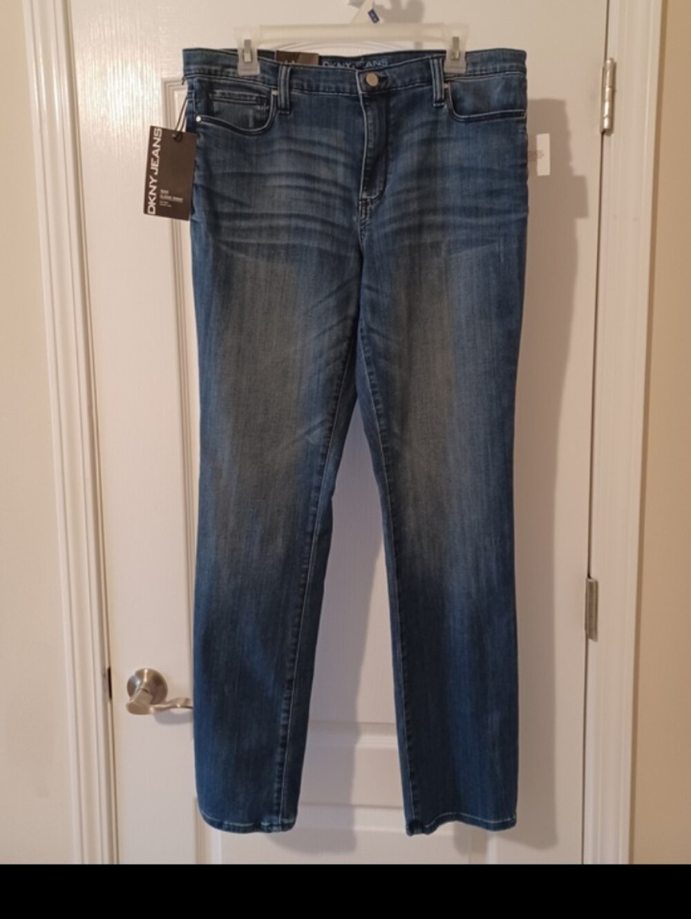 DKNY Women's Soho Classic Skinny Mid Rise Jeans